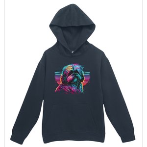 Colorful Splash Shih Tzu Art Animal Breeder Dog Trainer  Urban Pullover Hoodie