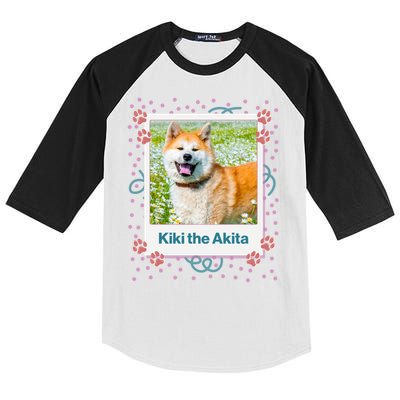 Custom Dog Pet Personalized Picture Kids Colorblock Raglan Jersey