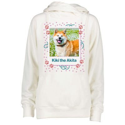 Custom Dog Pet Personalized Picture Womens Funnel Neck Pullover Hood