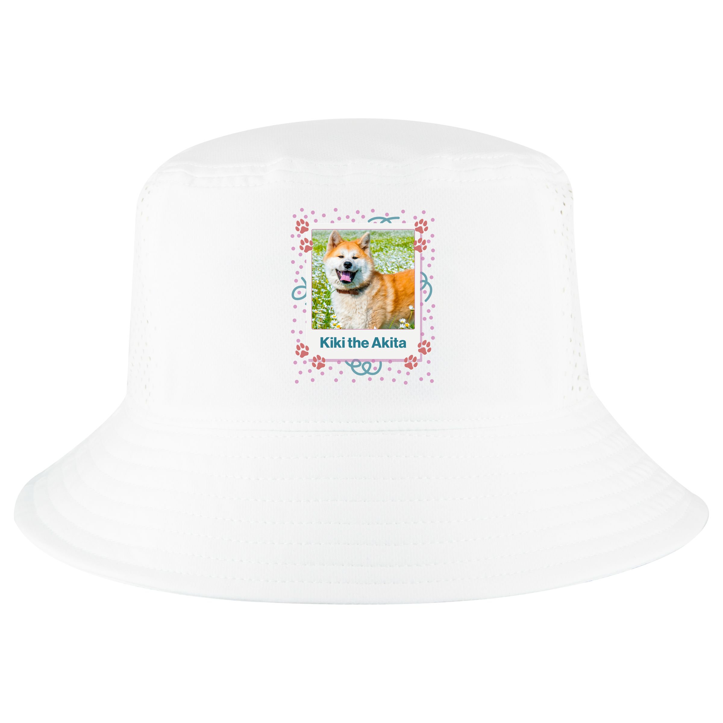 Custom Dog Pet Personalized Picture Cool Comfort Performance Bucket Hat