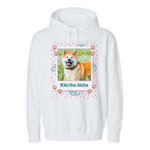 Custom Dog Pet Personalized Picture Garment-Dyed Fleece Hoodie