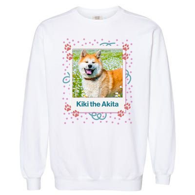 Custom Dog Pet Personalized Picture Garment-Dyed Sweatshirt