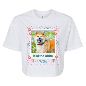 Custom Dog Pet Personalized Picture Bella+Canvas Jersey Crop Tee