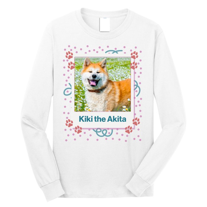 Custom Dog Pet Personalized Picture Long Sleeve Shirt