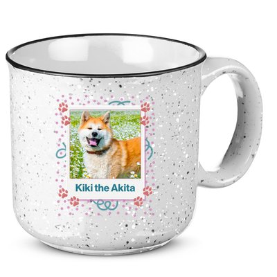 Custom Dog Pet Personalized Picture 15oz Campfire Ceramic Mug