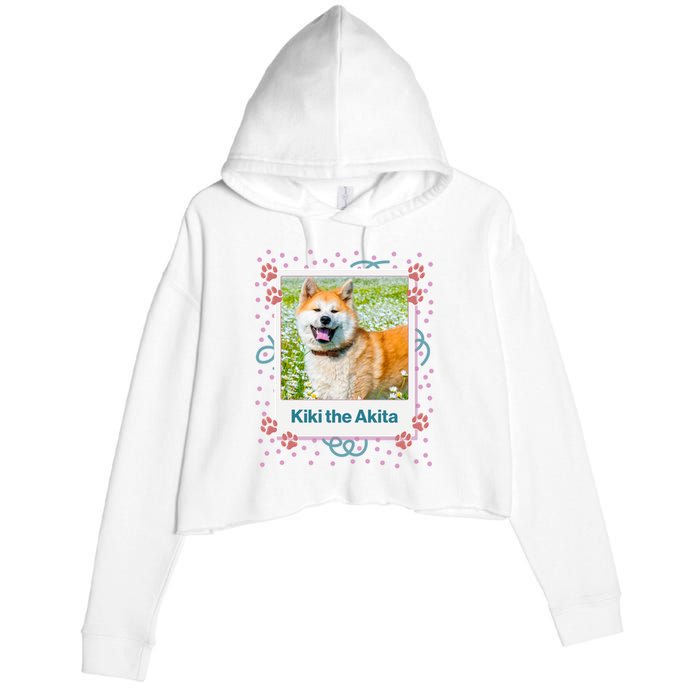 Custom Dog Pet Personalized Picture Crop Fleece Hoodie