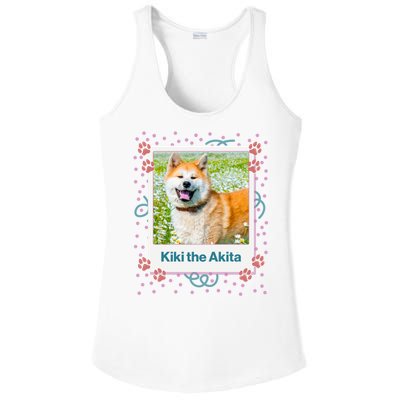 Custom Dog Pet Personalized Picture Ladies PosiCharge Competitor Racerback Tank