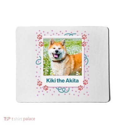 Custom Dog Pet Personalized Picture Mousepad