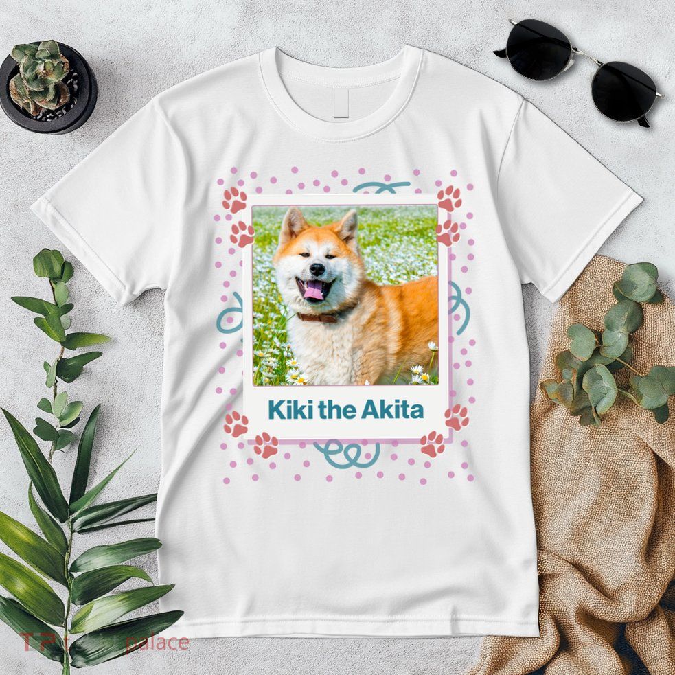 Custom Dog Pet Personalized Picture Premium T-Shirt