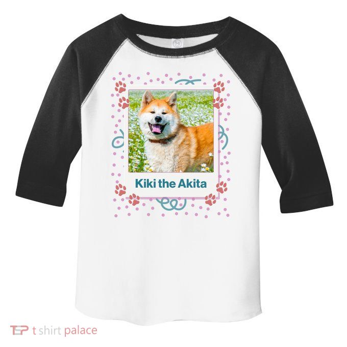 Custom Dog Pet Personalized Picture Toddler Fine Jersey T-Shirt