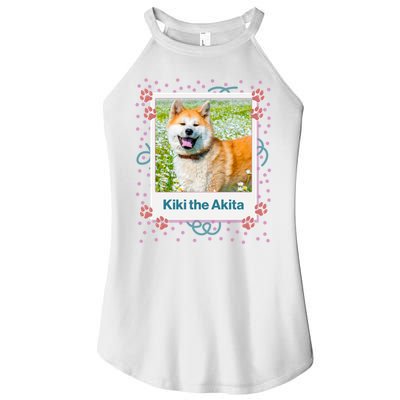 Custom Dog Pet Personalized Picture Women’s Perfect Tri Rocker Tank