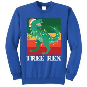 Christmas Dinosaur Pajama Tree Rex Trex Gift Sweatshirt