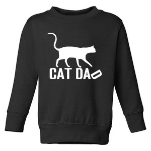 Cat Dad Perfect For Cat Dad Father’S Day Toddler Sweatshirt