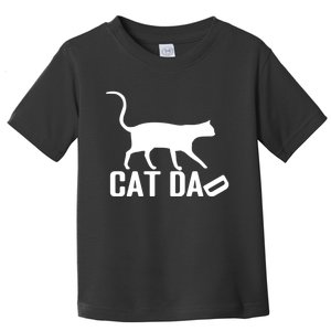 Cat Dad Perfect For Cat Dad Father’S Day Toddler T-Shirt