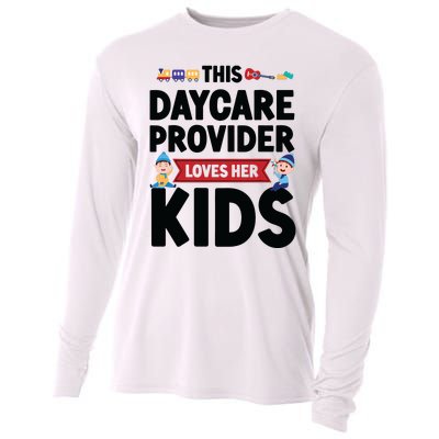 Childcare Daycare Provider Teacher Babysitter This Daycare Cooling Performance Long Sleeve Crew