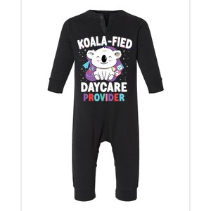 Childcare Daycare Provider Teacher Babysitter Koala Infant Fleece One Piece