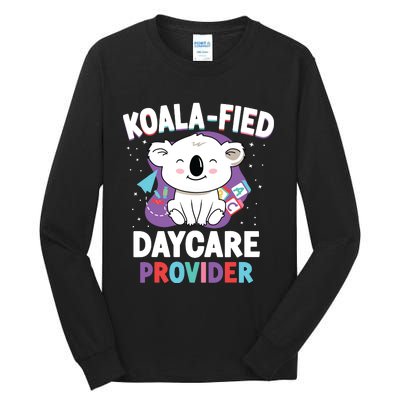 Childcare Daycare Provider Teacher Babysitter Koala Tall Long Sleeve T-Shirt