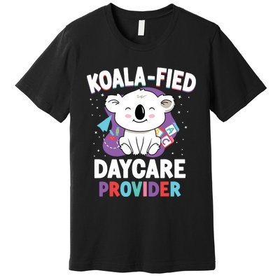 Childcare Daycare Provider Teacher Babysitter Koala Premium T-Shirt