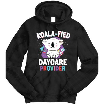 Childcare Daycare Provider Teacher Babysitter Koala Tie Dye Hoodie