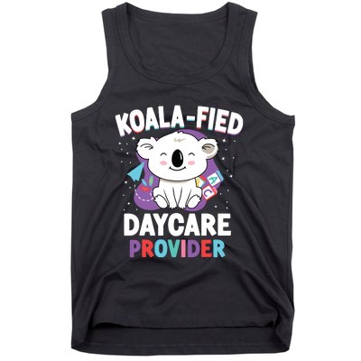 Childcare Daycare Provider Teacher Babysitter Koala Tank Top