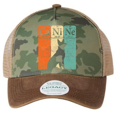 Canine Dog Periodic Table Elements Dog Lover Cynologist Legacy Tie Dye Trucker Hat