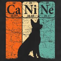 Canine Dog Periodic Table Elements Dog Lover Cynologist Cool Comfort Performance Bucket Hat