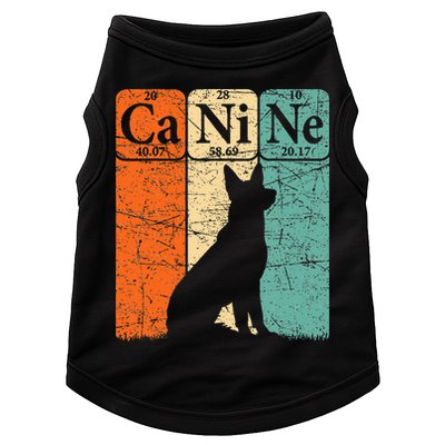 Canine Dog Periodic Table Elements Dog Lover Cynologist Doggie Tank