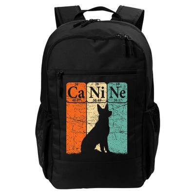 Canine Dog Periodic Table Elements Dog Lover Cynologist Backpack