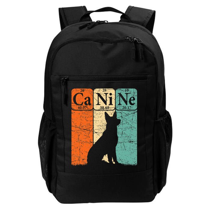 Canine Dog Periodic Table Elements Dog Lover Cynologist Backpack