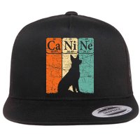 Canine Dog Periodic Table Elements Dog Lover Cynologist Flat Bill Trucker Hat