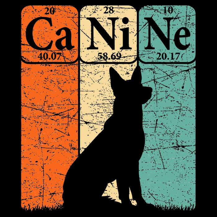 Canine Dog Periodic Table Elements Dog Lover Cynologist Flat Bill Trucker Hat