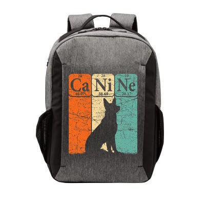 Canine Dog Periodic Table Elements Dog Lover Cynologist Vector Backpack