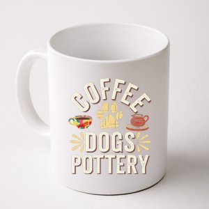 Coffee Dogs Pottery Ceramic Artist Coffee Mug