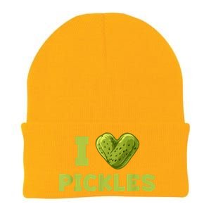 Cool Dill Pickle Cucumber Pickle Lover Gift Knit Cap Winter Beanie