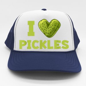 Cool Dill Pickle Cucumber Pickle Lover Gift Trucker Hat