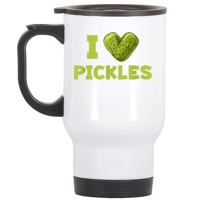 Cool Dill Pickle Cucumber Pickle Lover Gift Stainless Steel Travel Mug