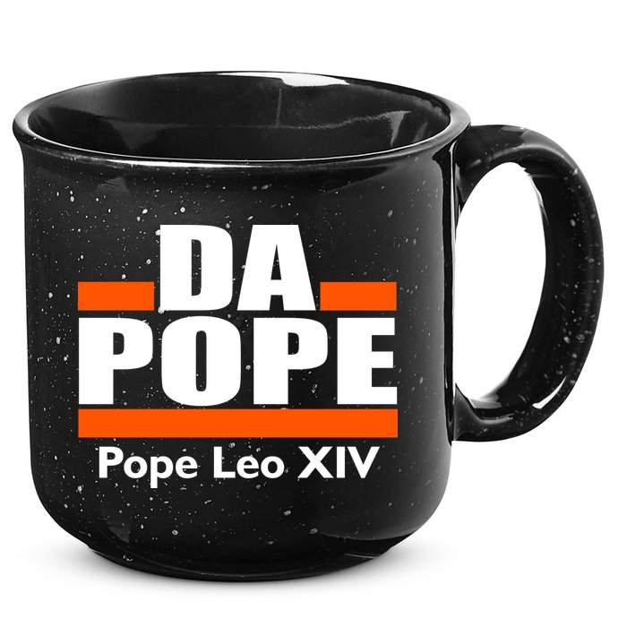 Chicago Da Pope Leo XIV Cardinal Robert Prevost 15oz Campfire Ceramic Mug