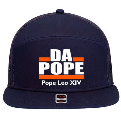 Chicago Da Pope Leo XIV Cardinal Robert Prevost 7 Panel Mesh Trucker Snapback Hat