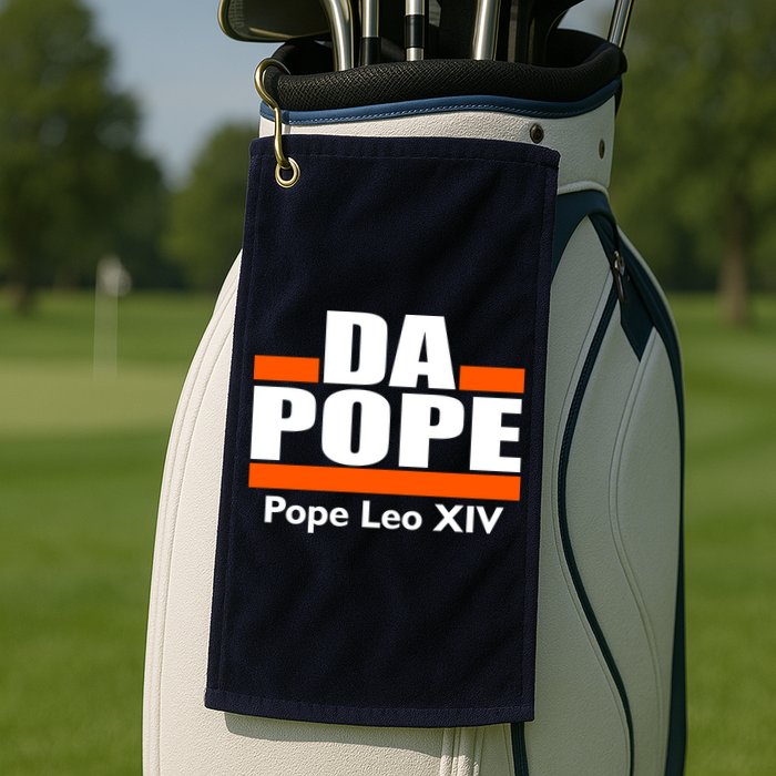 Chicago Da Pope Leo XIV Cardinal Robert Prevost Golf Towel