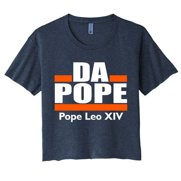 Chicago Da Pope Leo XIV Cardinal Robert Prevost Women's Crop Top Tee