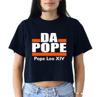 Chicago Da Pope Leo XIV Cardinal Robert Prevost Women's Crop Top Tee