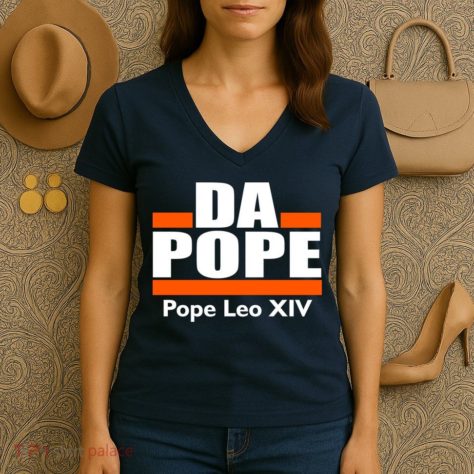 Chicago Da Pope Leo XIV Cardinal Robert Prevost Women's V-Neck T-Shirt