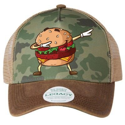 Cheeseburger Dab Pose Dabbing Dance National Burger Day Pun Meaningful Gift Legacy Tie Dye Trucker Hat
