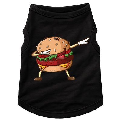 Cheeseburger Dab Pose Dabbing Dance National Burger Day Pun Meaningful Gift Doggie Tank