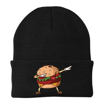 Cheeseburger Dab Pose Dabbing Dance National Burger Day Pun Meaningful Gift Beanie