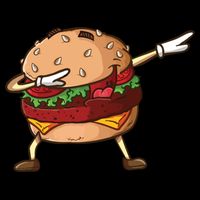 Cheeseburger Dab Pose Dabbing Dance National Burger Day Pun Meaningful Gift Wool Snapback Cap
