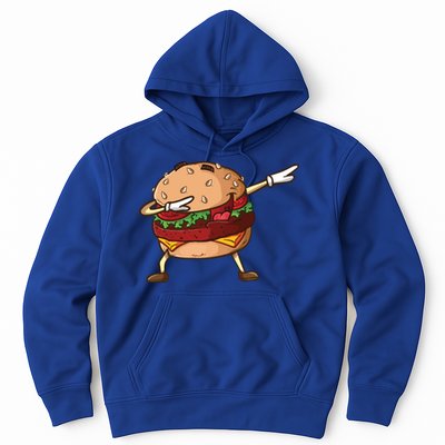 Cheeseburger Dab Pose Dabbing Dance National Burger Day Pun Meaningful Gift Hoodie