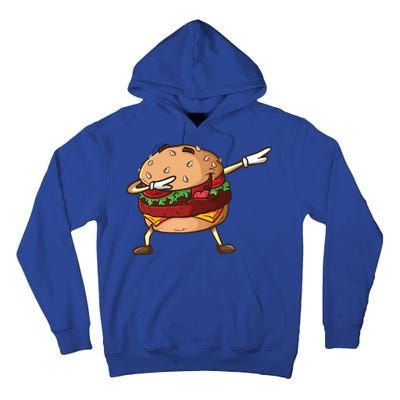 Cheeseburger Dab Pose Dabbing Dance National Burger Day Pun Meaningful Gift Tall Hoodie