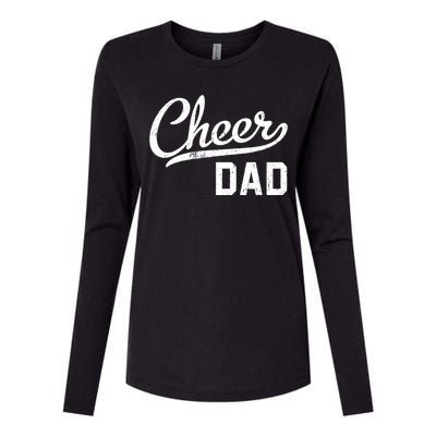 Cheer Dad Proud Cheerleading Dad Gift Womens Cotton Relaxed Long Sleeve T-Shirt