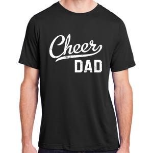 Cheer Dad Proud Cheerleading Dad Gift Adult ChromaSoft Performance T-Shirt